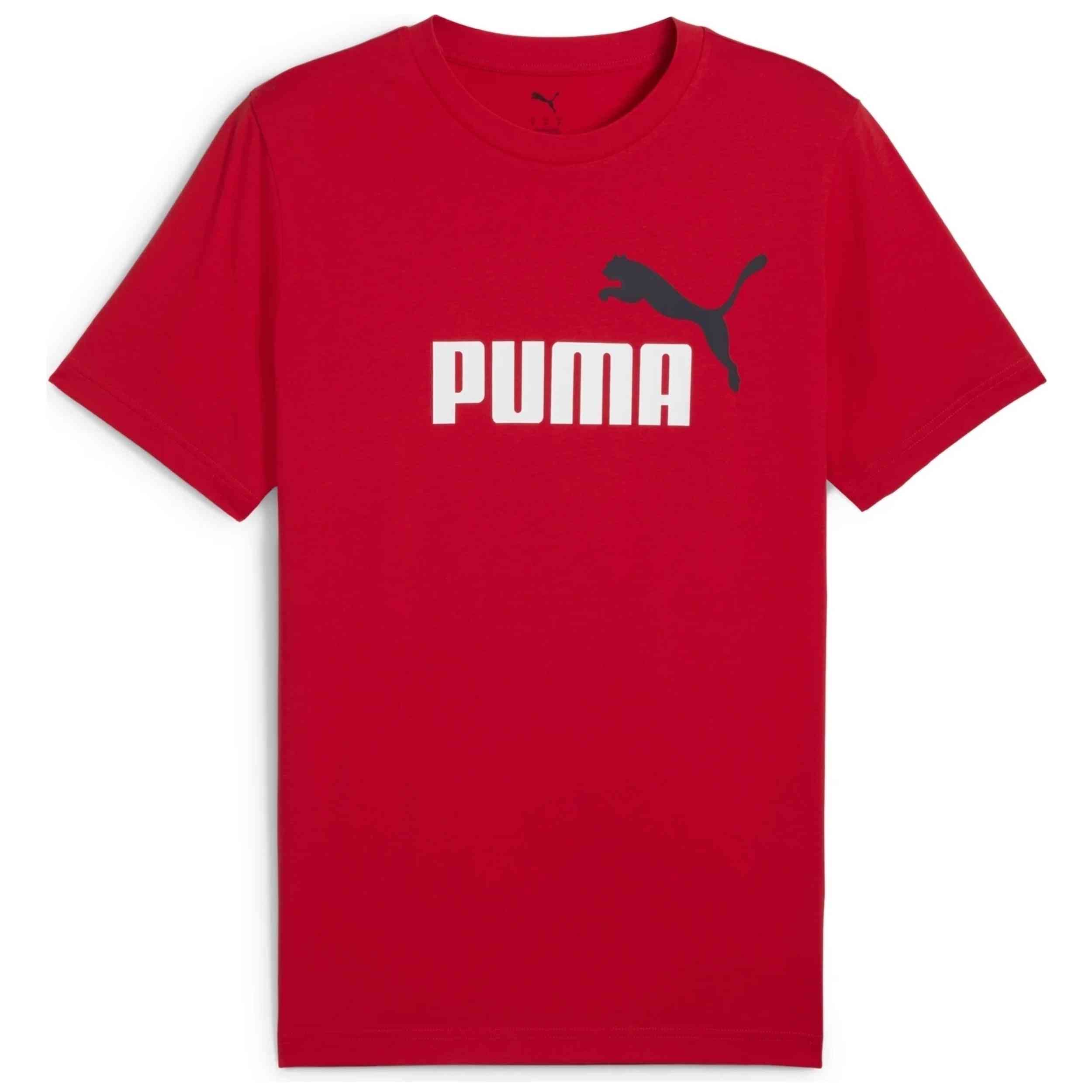 Camiseta De Manga Corta Puma modelo Essentials "Rojo" para hombre y mujer en color Rojo
