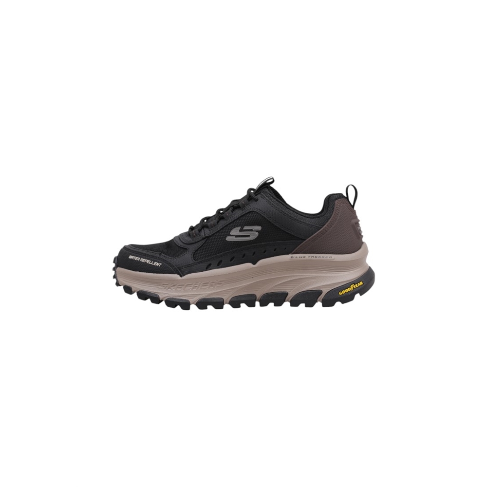 Skechers RELAXED FIT: D'LUX TREKKER Deportivas Planas Hombre Negro