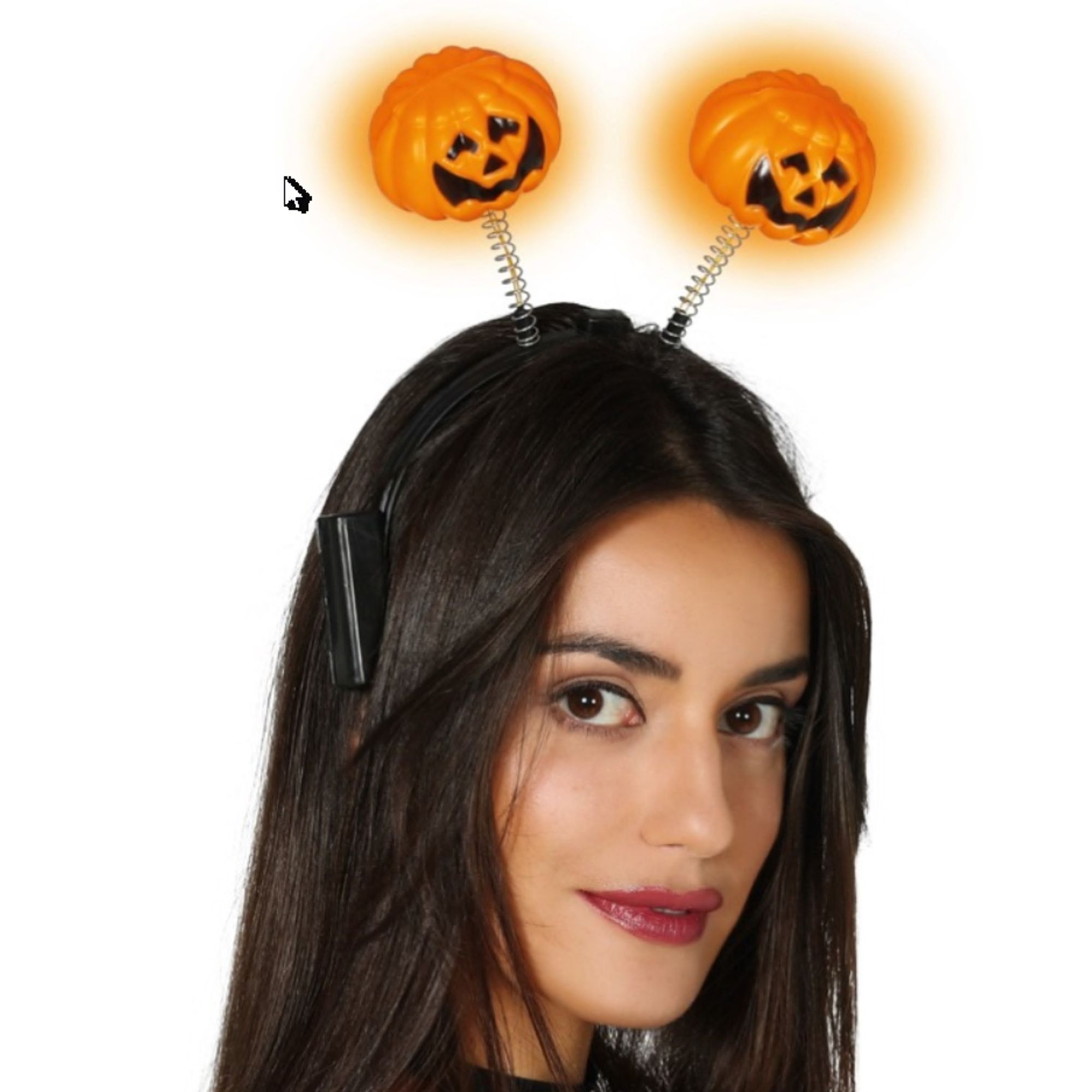 GUIRCA | Diadema Calabaza con Luz para Disfraz Halloween, Accesorio Divertido y Llamativo con Calabazas Naranjas, Ideal para Fiestas y Eventos Temáticos