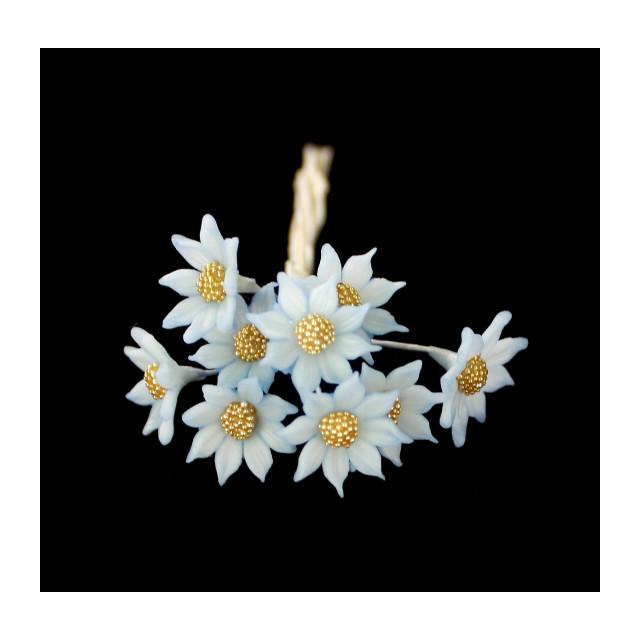 FLOR DE PORCELANA FRÍA 1,2 CM