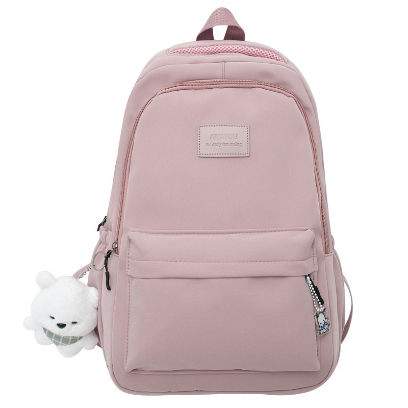 TK Mochila impermeable de alta capacidad para hombre y mujer, morral escolar para ordenador portátil, bonita bolsa de viaje para libros, a la moda, novedad