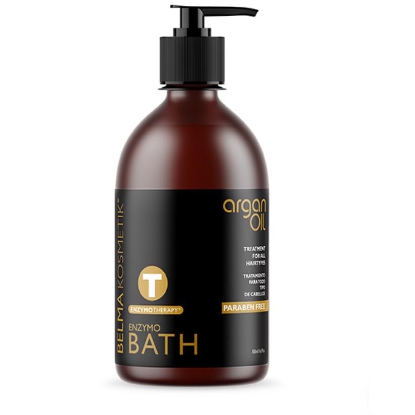 Cuidado Capilar Belma Kosmetik con Aceite de Argán, Ácido Tánico y Enzimas - Fortalece, Nutre y Aporta Grosor con pH 3.5, Ideal para Cabellos Dañados