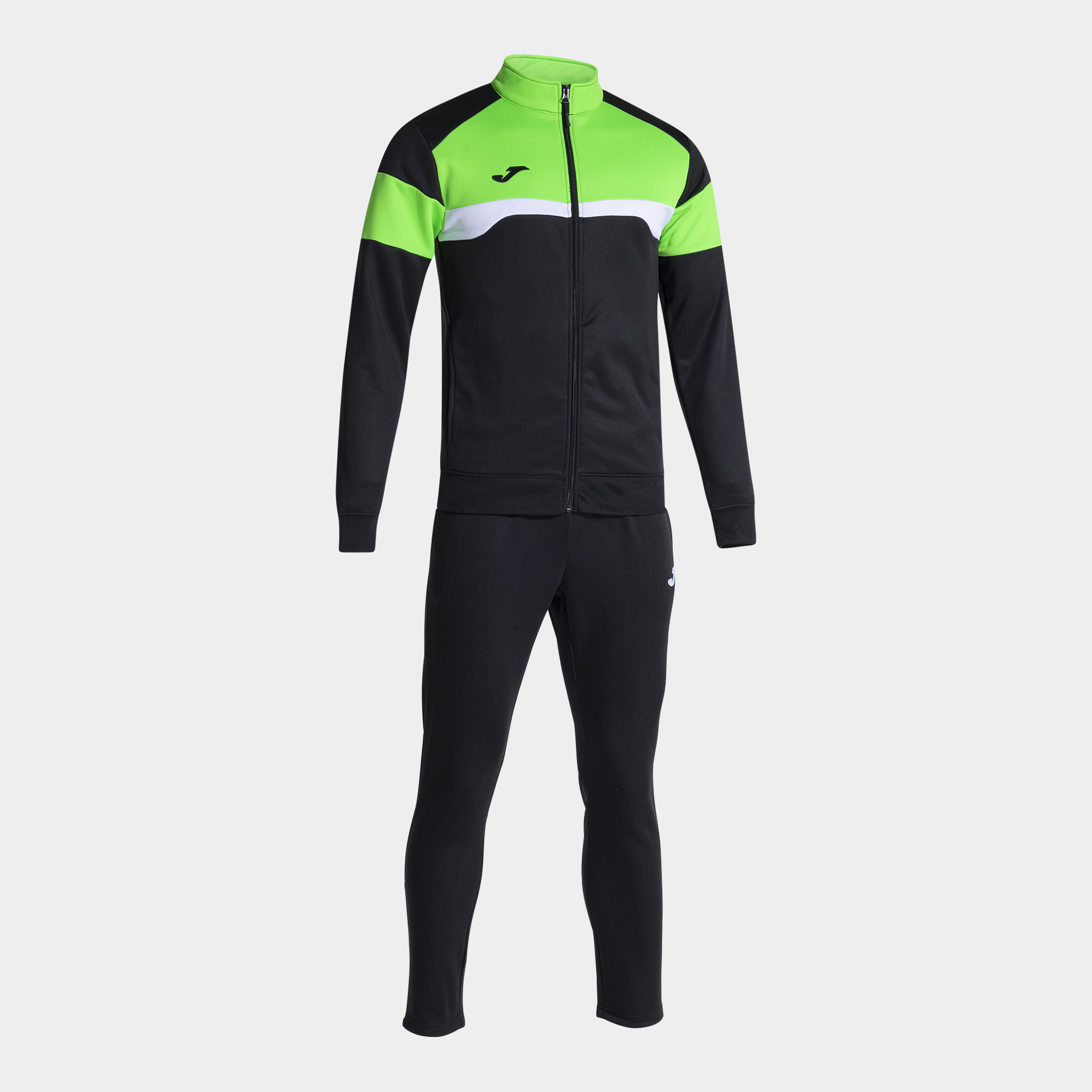 Chándal Hombre Joma Danubio III 103733 Negro Verde Flúor 117 Confortable