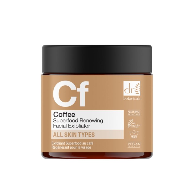 Dr Botanicals Exfoliante Facial de Café Superfood para una Piel Renovada y Suave 60ml