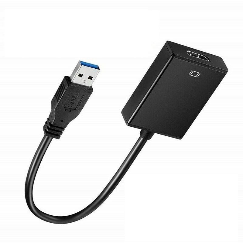 CA Cable adaptador USB 3.0 a HDMI hembra (sin controlador) para HDTV, proyector y portátil.