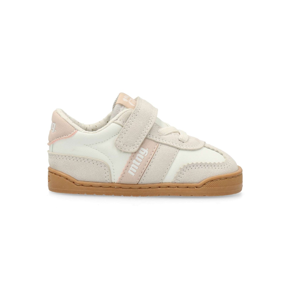 MTNG - Zapatillas deportivas Free Mustang para niña, horma amplia y drop 0 sin elevación de talón, suela de goma vegana, plantilla acolchada extraíble y cierre adherente