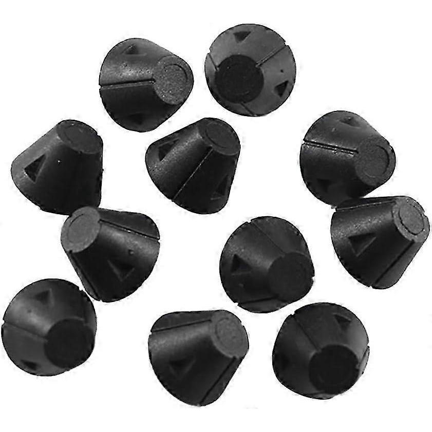 TK 25PCS Replacement Football Studs Black Football Studs 13mmPlastic Studs for Football Boots Anti-Slip Metal Studs Football Boots for Adult Children Soc