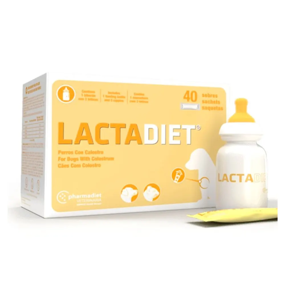 Lactadiet perros y roedores con calostro 40 sobres Pharmadiet