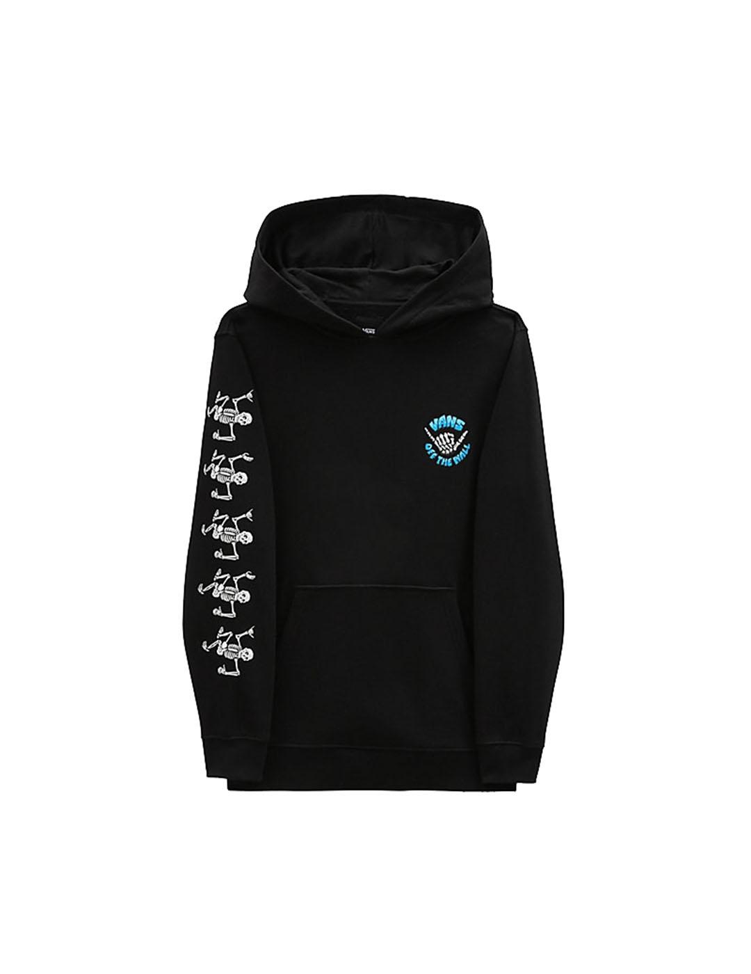 Sudadera Niño Vans Shredders Negra - Suave Felpa de Algodón y Poliéster