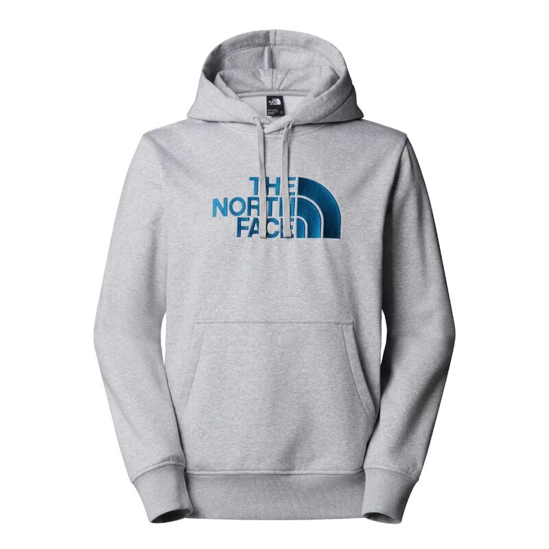 Sudadera Gris The North Face Drew Peak Light Grey Heather-Mineral Ink de Corte Recto