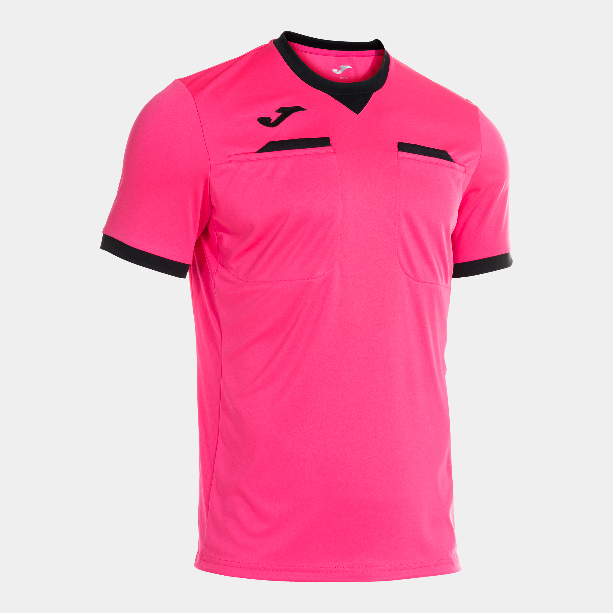 JOMA CAMISETA MANGA CORTA REFEREE ROSA FLUOR NEGRO Talla S Hombre Adulto