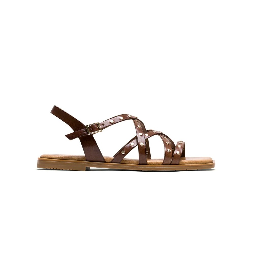 Sandalias Planas Porronet 3113 Mujer Moka