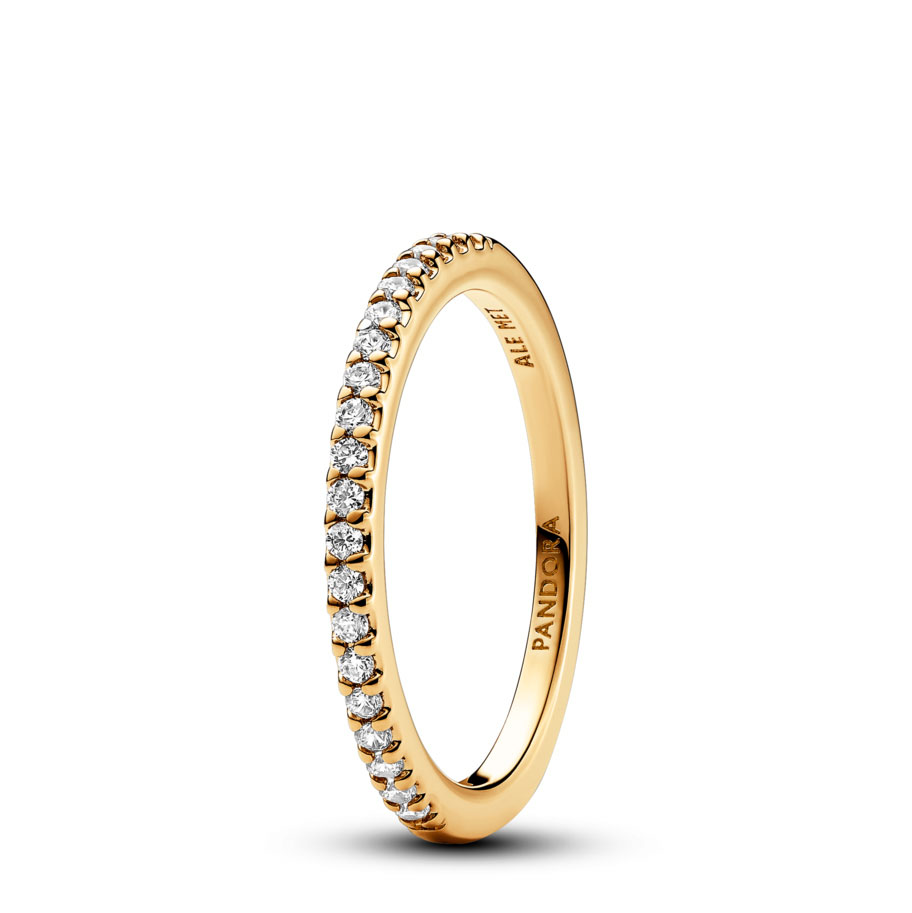 Pandora Anillo con un recubrimiento en oro Banda Brillante​ 162999C01 , para Mujer