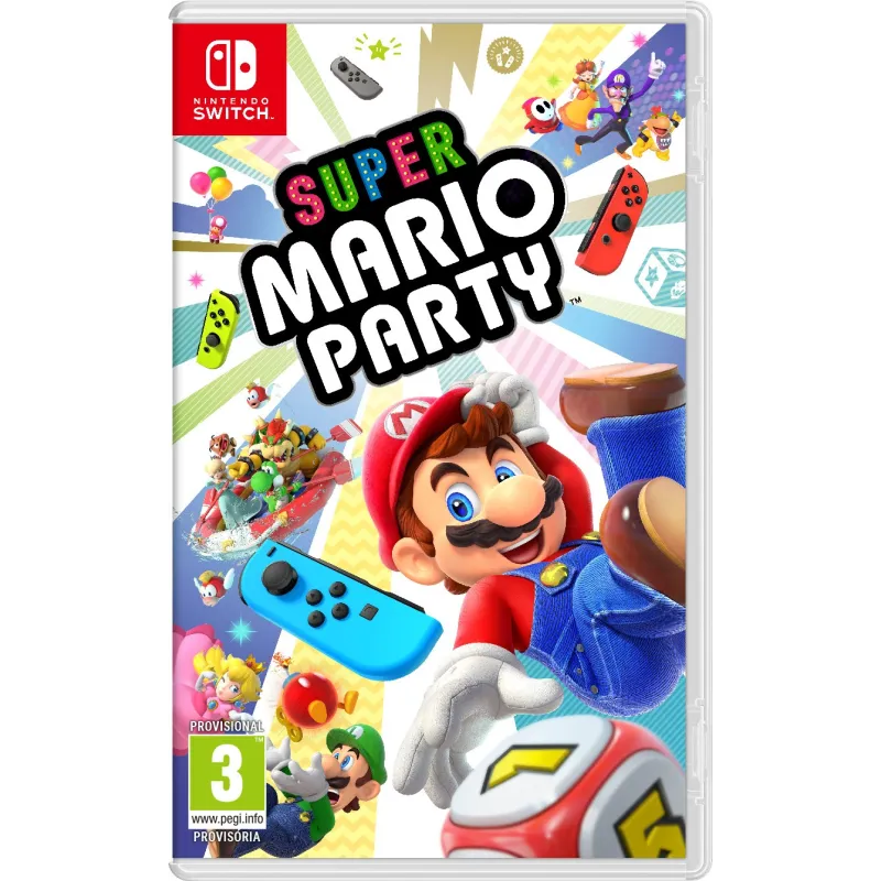 SUPER MARIO PARTY SWITCH JUEGO FÍSICO PARA NINTENDO SWITCH     VERSIÓN ESPAÑOLA GARANTÍA EU