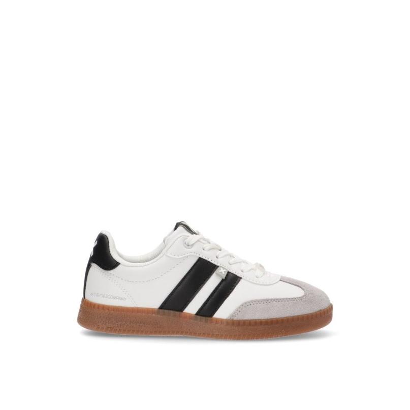 Zapatillas Casual Xti - Mujer - Suela Plana - Modelo 143485 - Color Blanco