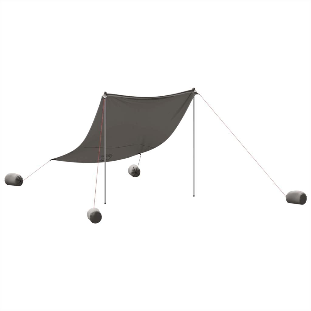 vidaXL Toldo de playa con anclas de arena 214x236 cm tienda de playa Color Azul, Gris, Verde y mas