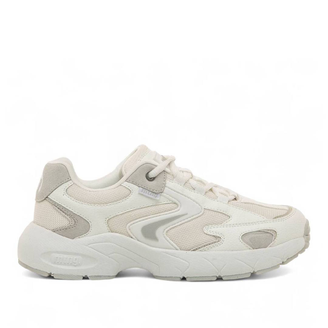 Zapatillas urban Mustang electra blancas estilo chunky