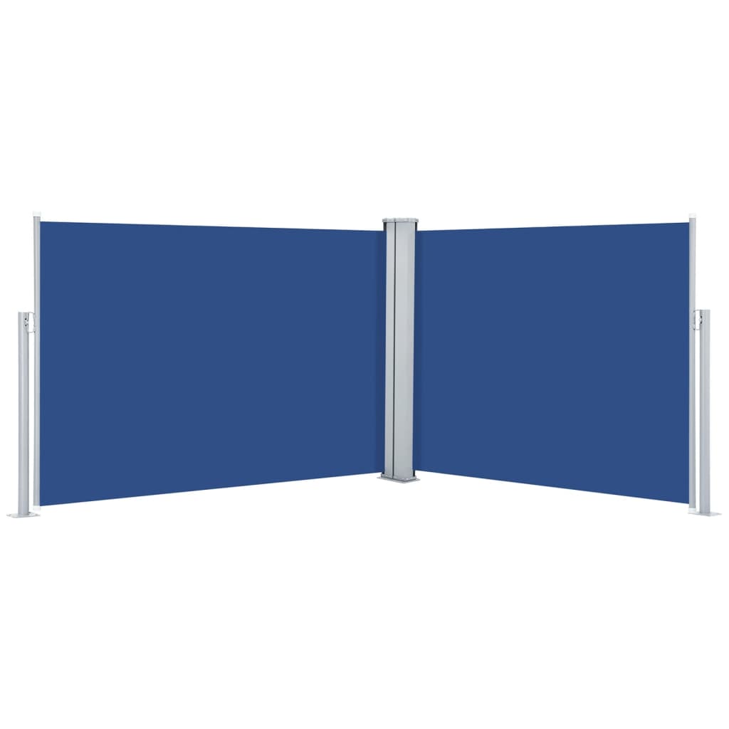 vidaXL Toldo lateral retráctil 100x1000 cm Color Negro, Crema, Antracita