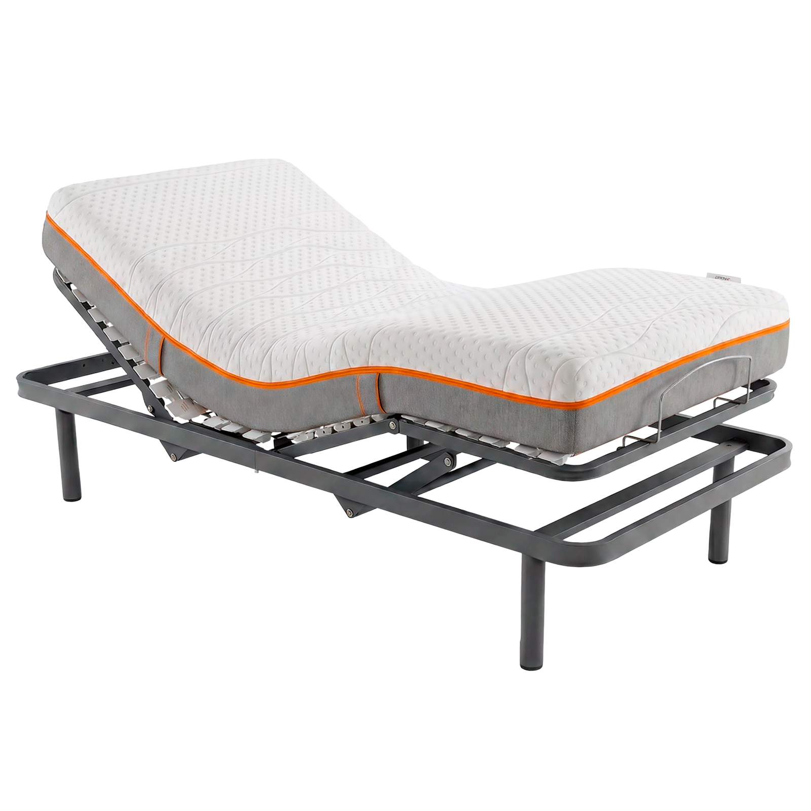 Pack Cama Eléctrica Articulada 90 x 190 cm con Colchón Viscoelástico Atlas | Confort Premium, Adaptación Anatómica y Transpirabilidad