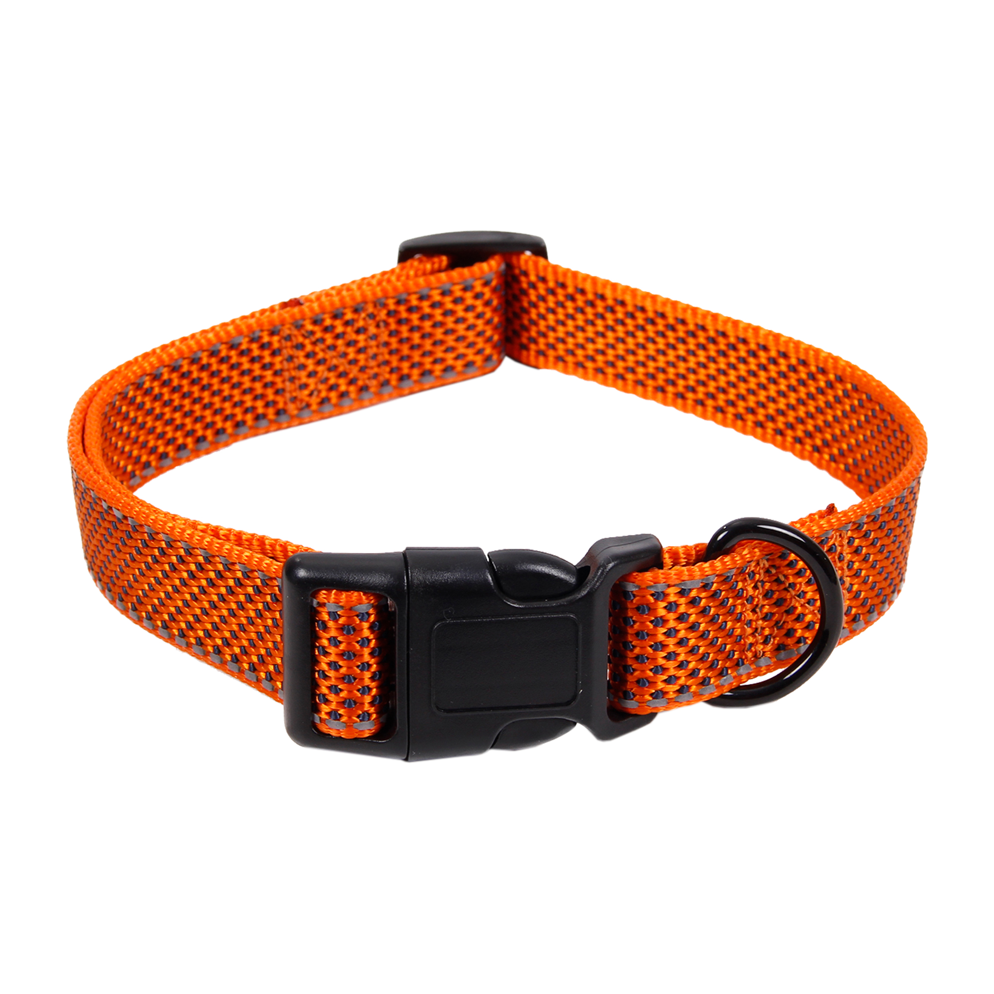 Cofan Collar Reflectante para Perros | Color Naranja | Talla S, M o L