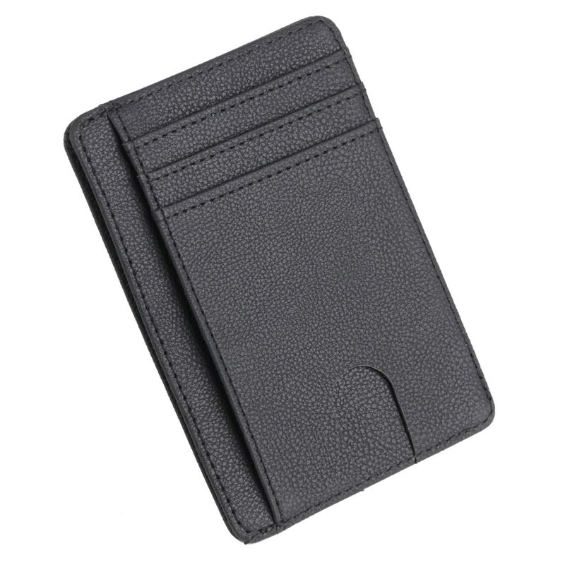 OmHome RFID Blocking Wallet Business Card Cover for Case Super Thin Men Leather Credit Card Holder