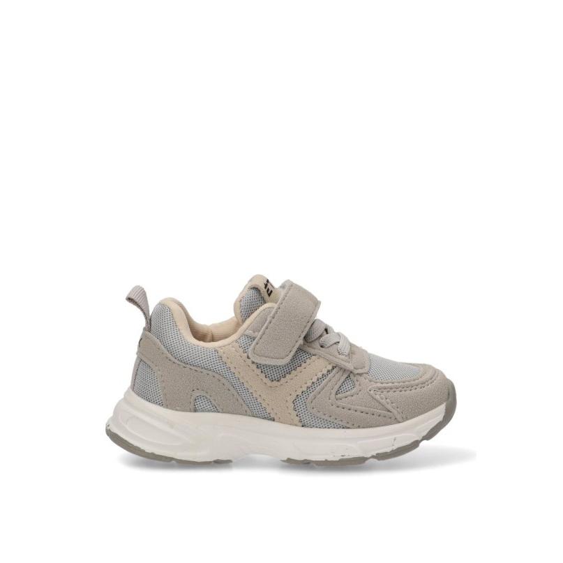 Zapatillas Casual Etika - Niño - Suela Plana - Modelo 52451 - Color Taupe