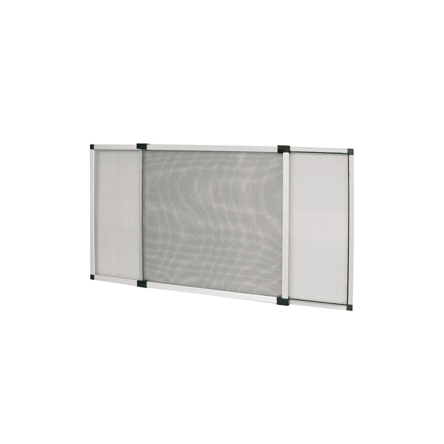 Mediawave Store Zanzariera STARKEN 70x50cm Estensibile Fino a 132cm Struttura Bianca GES50AGSC