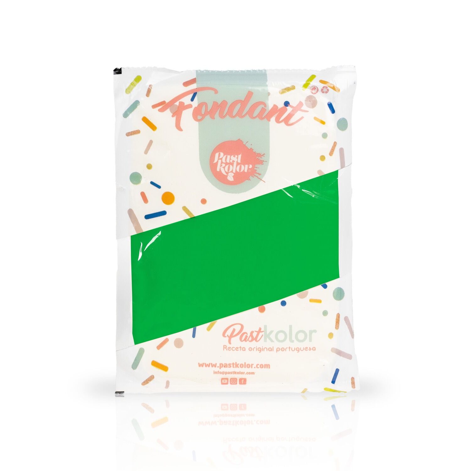 Fondant Pastkolor Verde - 2,5 Kg