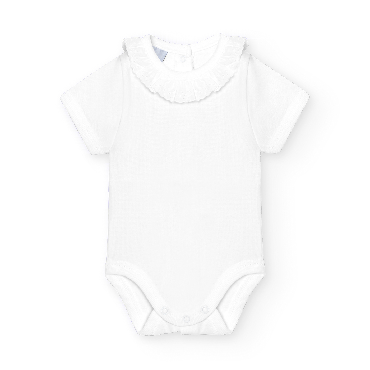 Basicos Babidu pack de 2 bodys manga corta cuello batista