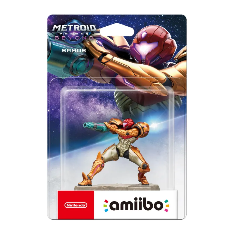 FIGURA AMIIBO SAMUS COLECCIÓN METROID PRIME 4 PARA NINTENDO SWITCH VERSIÓN ESPAÑOLA GARANTÍA EUROPEA