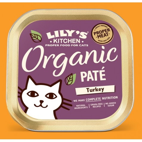 Lily's Kitchen Organic Paté De Pavo Gatos 85 Gr
