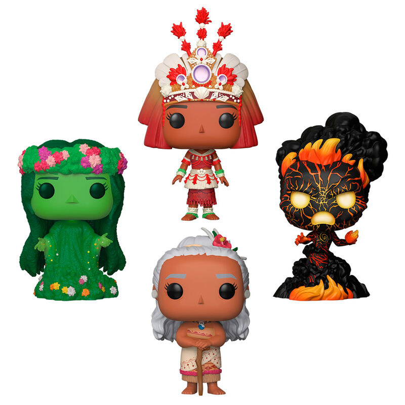 Funko Pop! Moana / Gramma Tala / Te Ka / Te Fiti 4 Pack Disney Moana