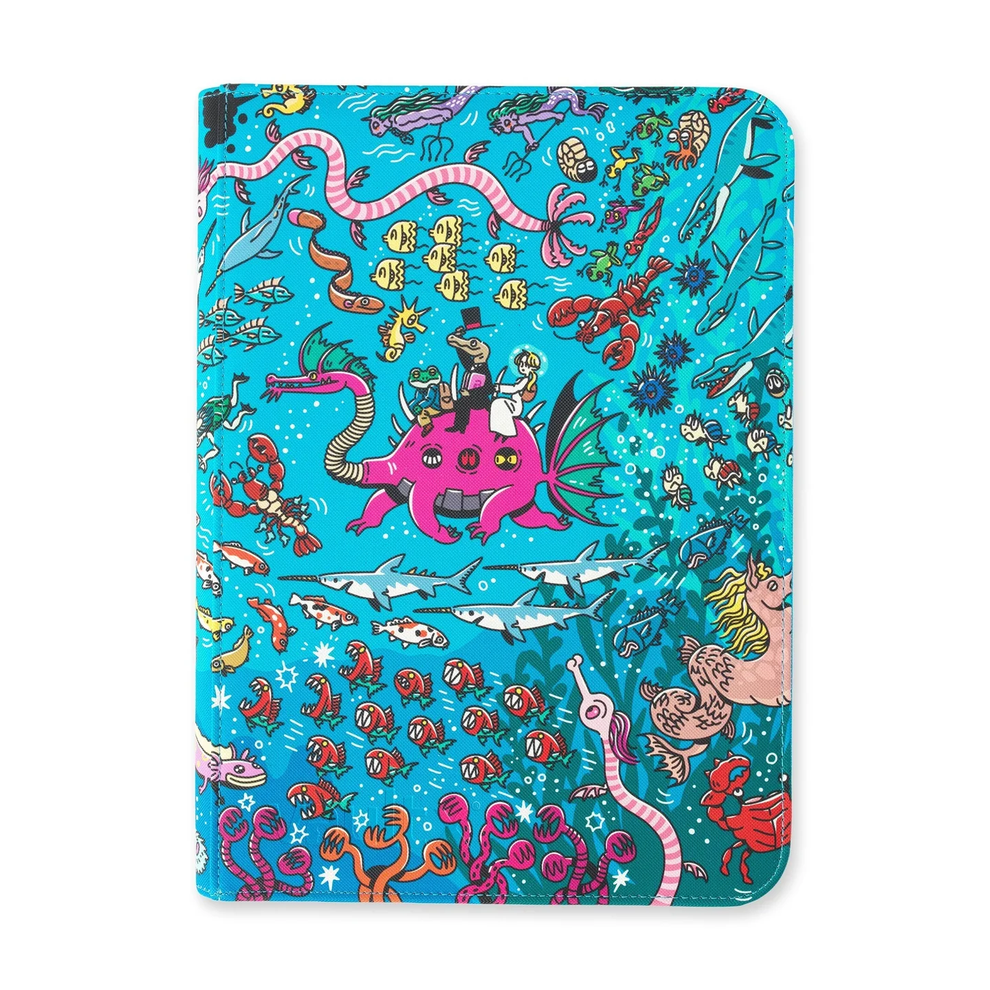 Osare Artist Edition 'Water' Premium Zip Binder Exo-Tec (9-Pocket 360 cartas) Vault X