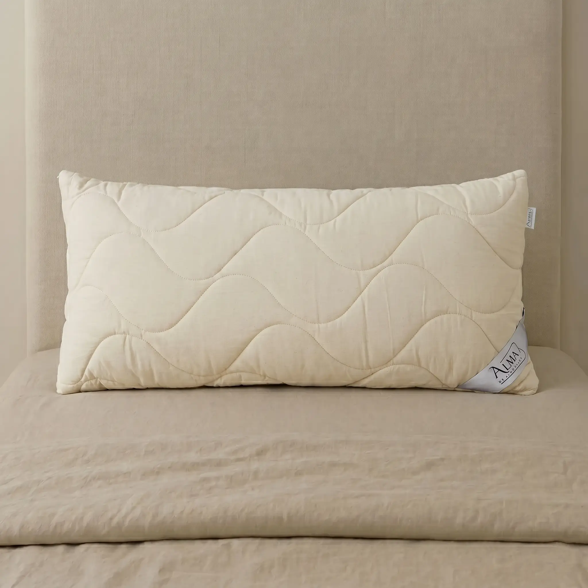 Almohada de Lana Merina Natural | Alma de Almohada | Fabricada en Espana