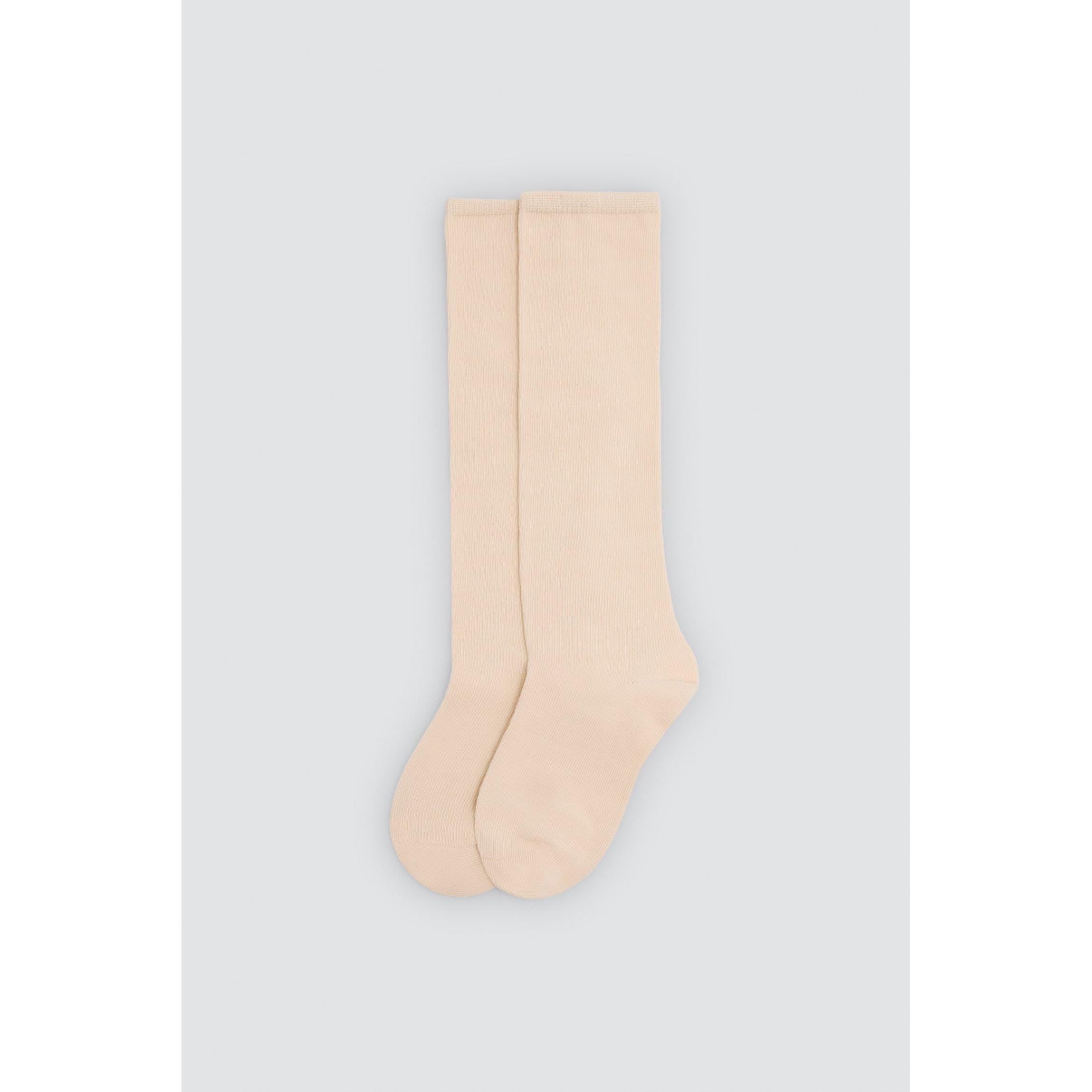 Ysabel Mora - Calcetín infantil básico largo beige