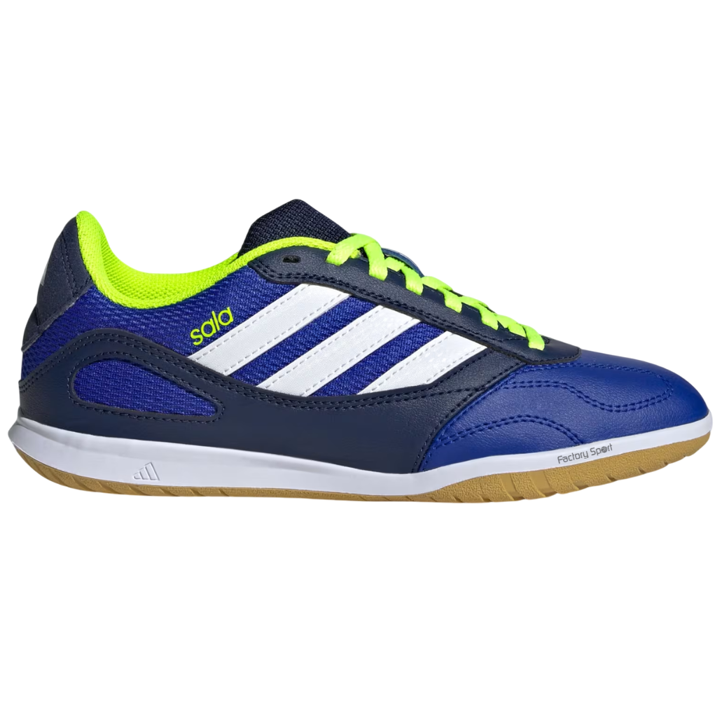 ADIDAS SUPER SALA III AZUL/BLANCO/LIMA FLUOR/MARINO PARA NIÑO