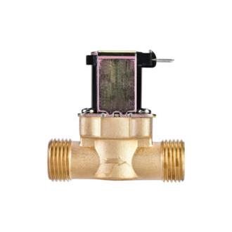 CA Electroválvula eléctrica de latón de 1/2 pulgada CA 220 V, normalmente cerrada, para control de agua - Electroválvula de 220 V