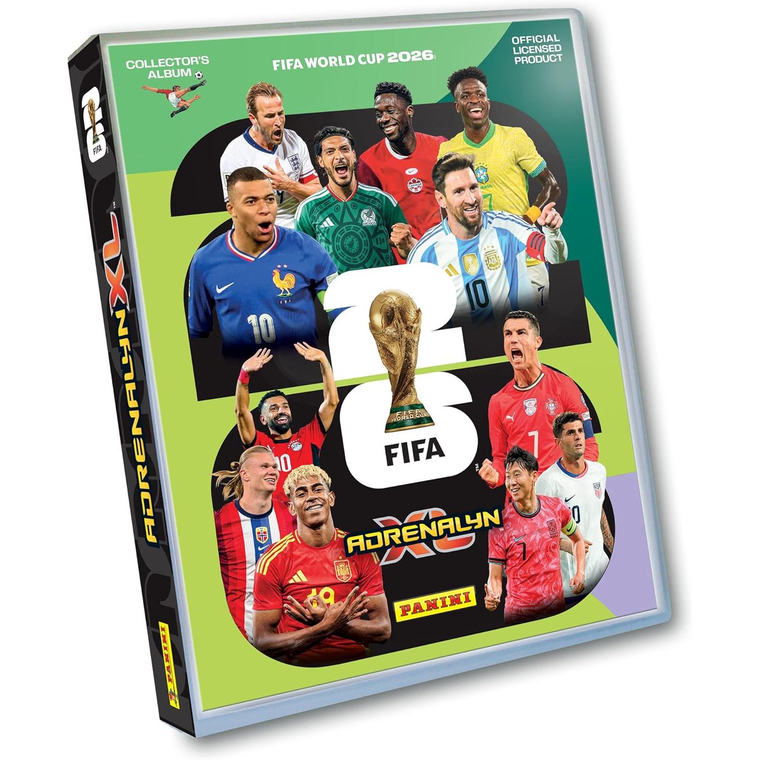 ¡Empieza tu colección hoy!  Starter Pack FIFA World Cup 2026 Adrenalyn XL. Todo lo que necesitas para ser el mejor coleccionista del Mundial