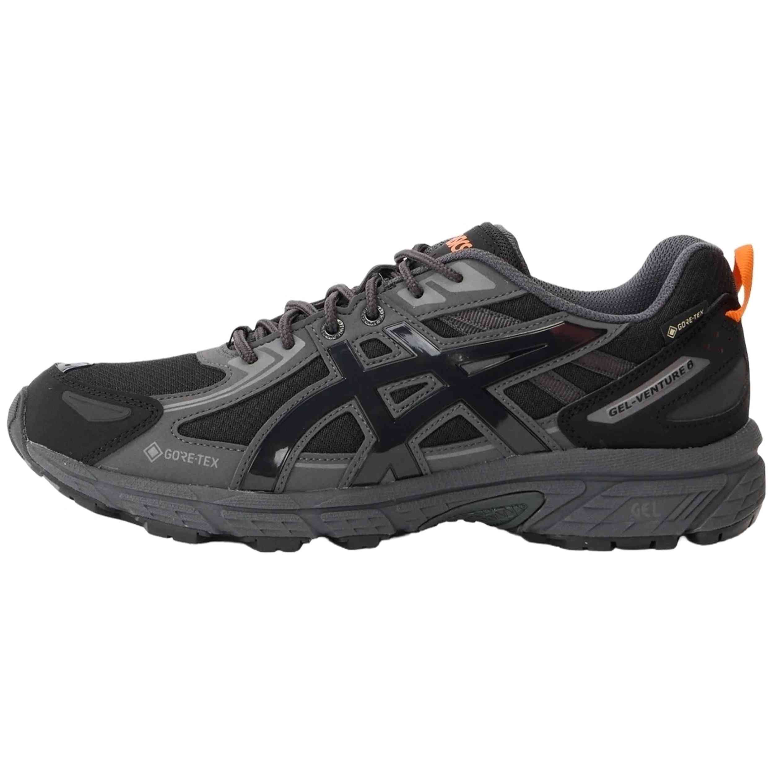 Zapatillas Asics modelo GEL-VENTURE 6 GTX "Black/Orange" para Hombre en color Negro
