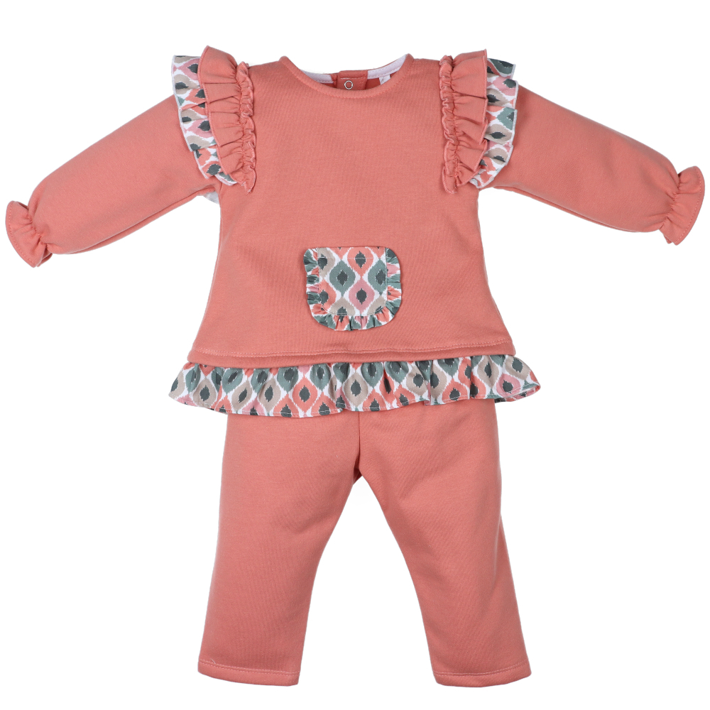 Chandal bebe caldera claro con combinado asimetrico popys