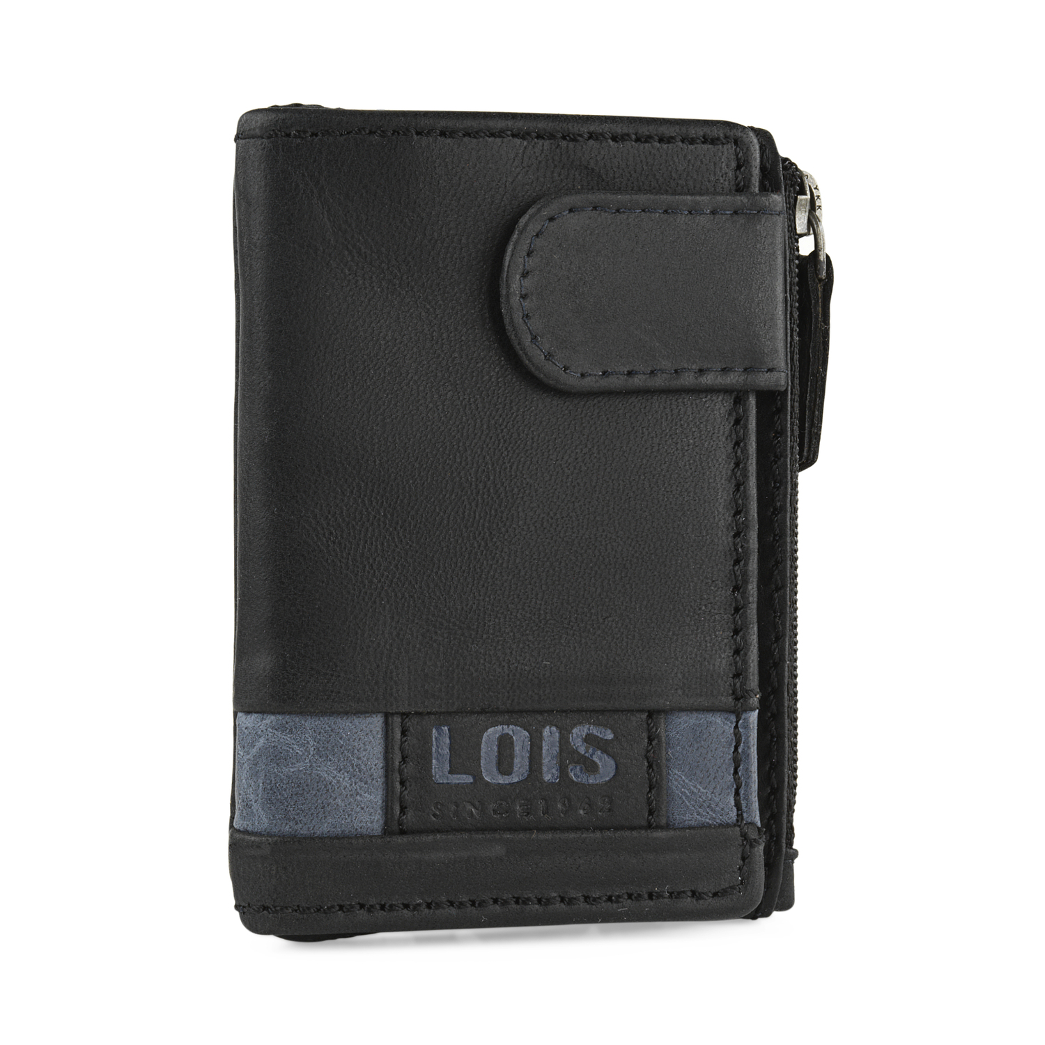 Lois - Carteras Para Hombre De Piel - Cartera Hombre Piel Con Monedero Y Múltiples Compartimentos , Billeteras Y Monederos Para Hombre Jóvenes Y Adultos 206610