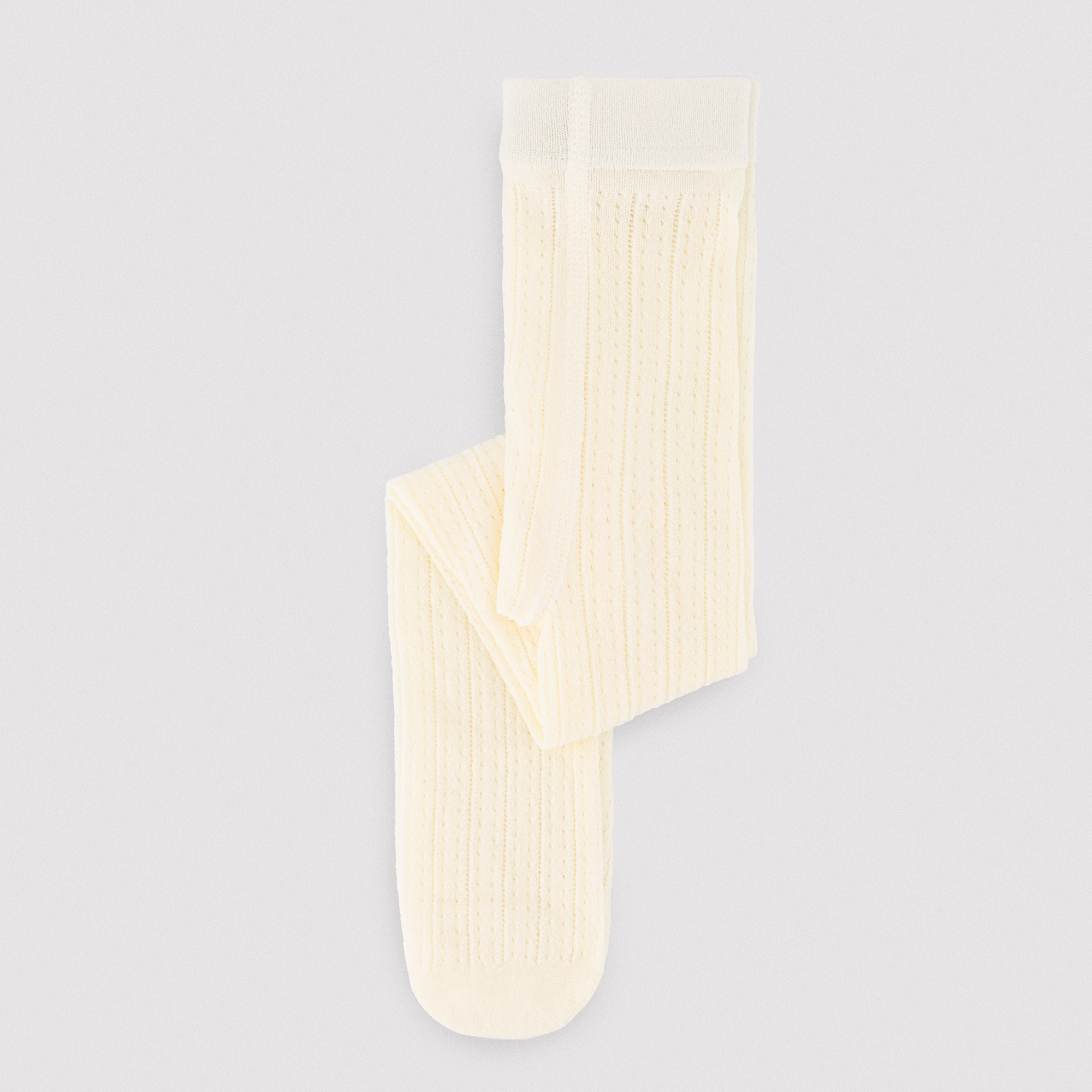 Ysabel Mora - Panty infantil calado marfil