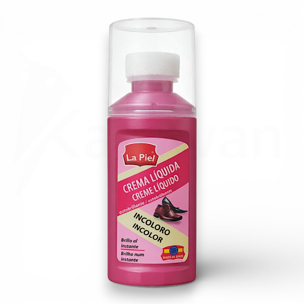 Crema Líquida Para Zapatos Limpieza y Brillo Incolor Pack X6 Unidades - Karawan