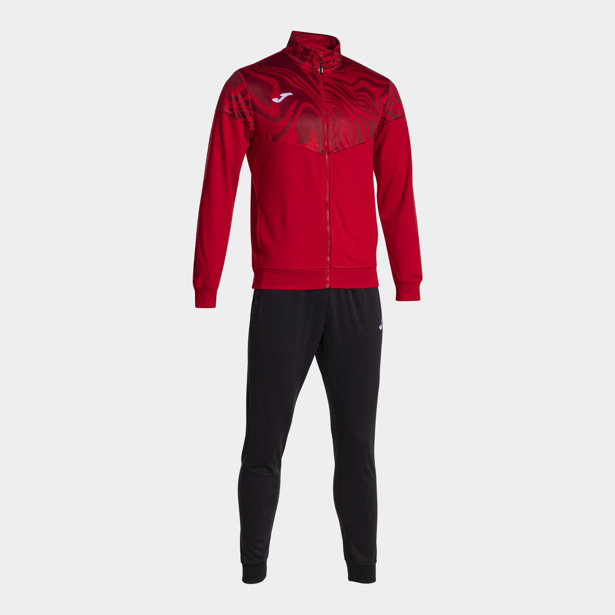 Chándal Hombre Joma Lion II 103771 Rojo Negro 601 Confortable