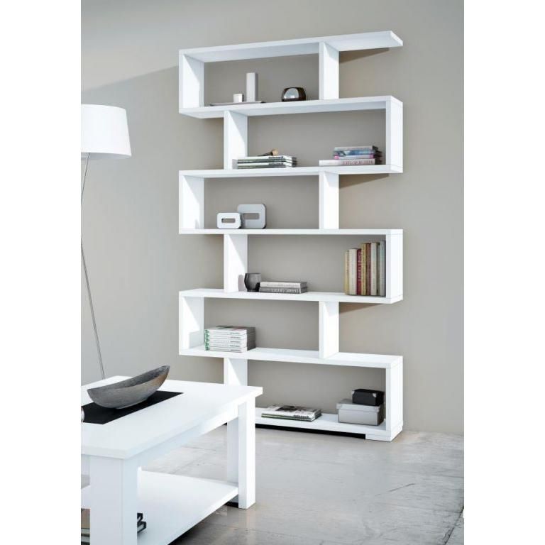 Estantería grande de 90 x 195 fabricada en tablero de 30mm de grosor color blanco