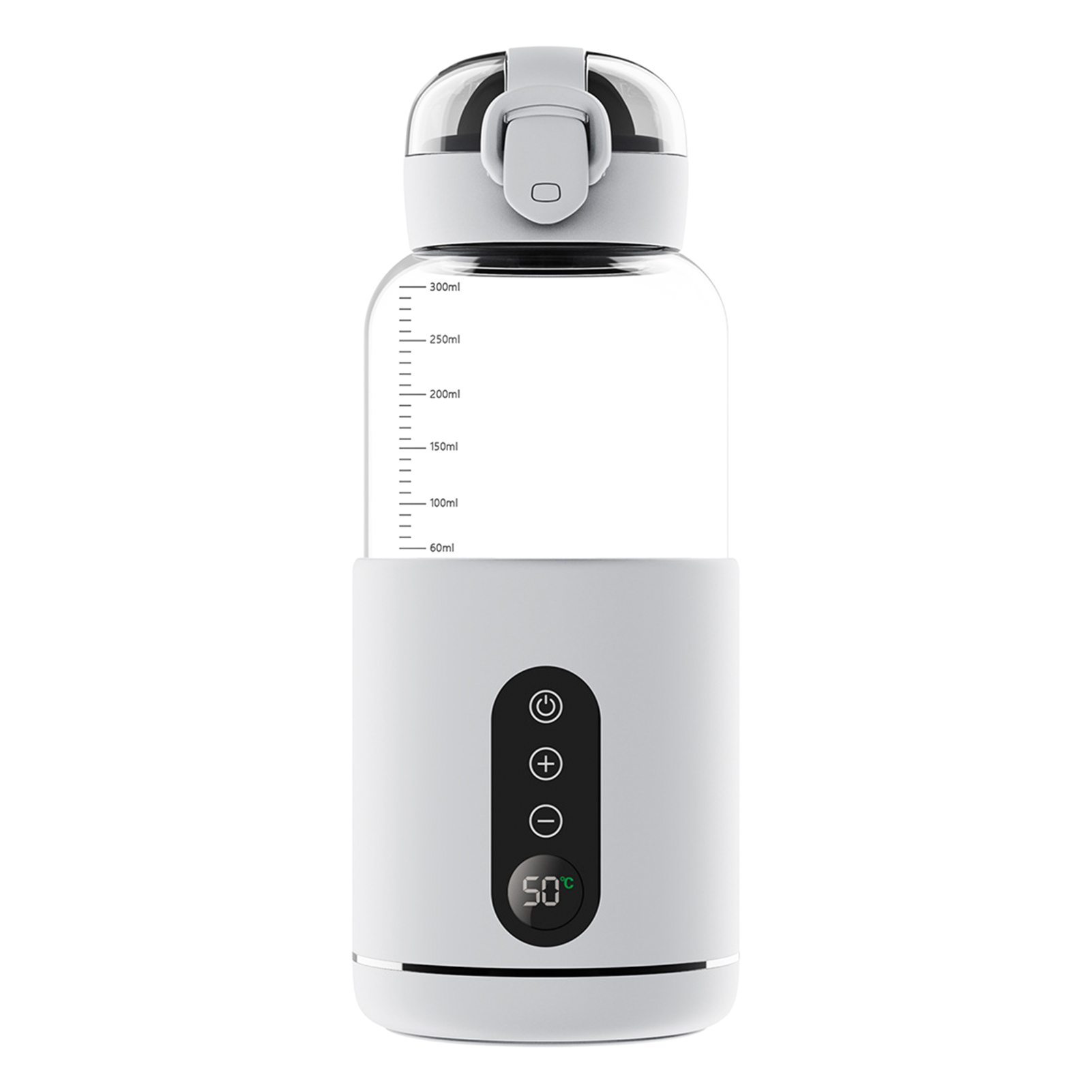 Calentador de agua con leche para Bebé, capacidad de 300ml, Precise Temperature Control, Batería integrada, inalámbrico, instantáneo
