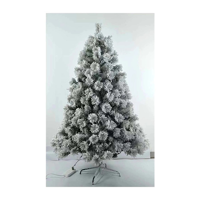 Árbol de Navidad con Base Soporte Metálica Tamaño 120,150,180,210,240 - Blancos, Fruto Rojo, Nevado Harry con Nieve, Pino, Rosa Classic, Verdes