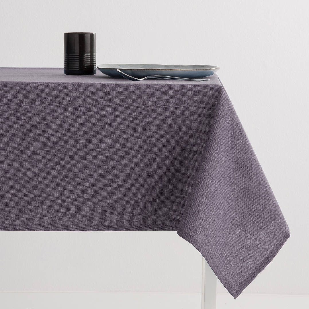 BOHEME - Mantel Antimanchas Liso Algodón Combinado Loira