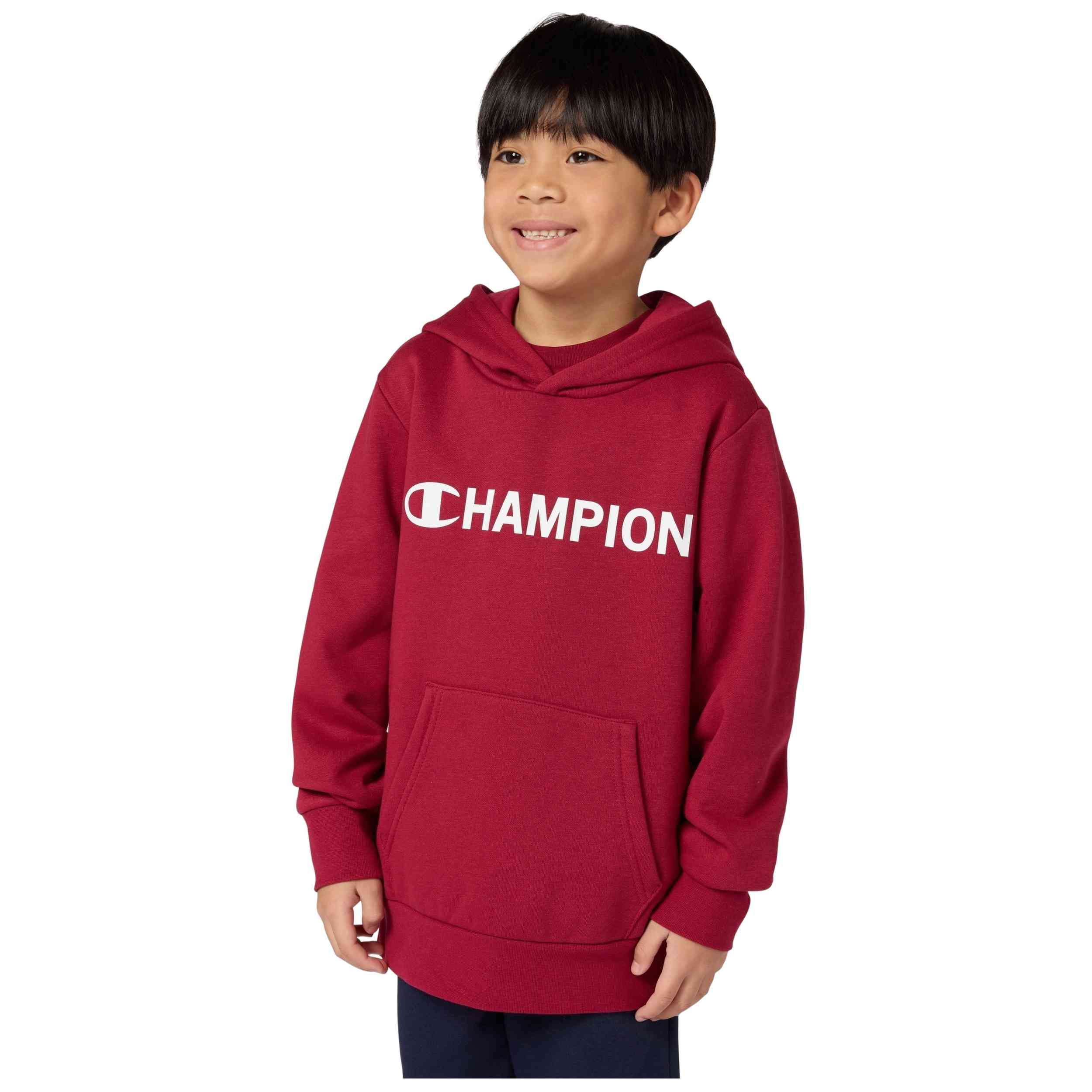 Sudadera Con Capucha Champion modelo 307253-RS525 para Niños en color Rojo