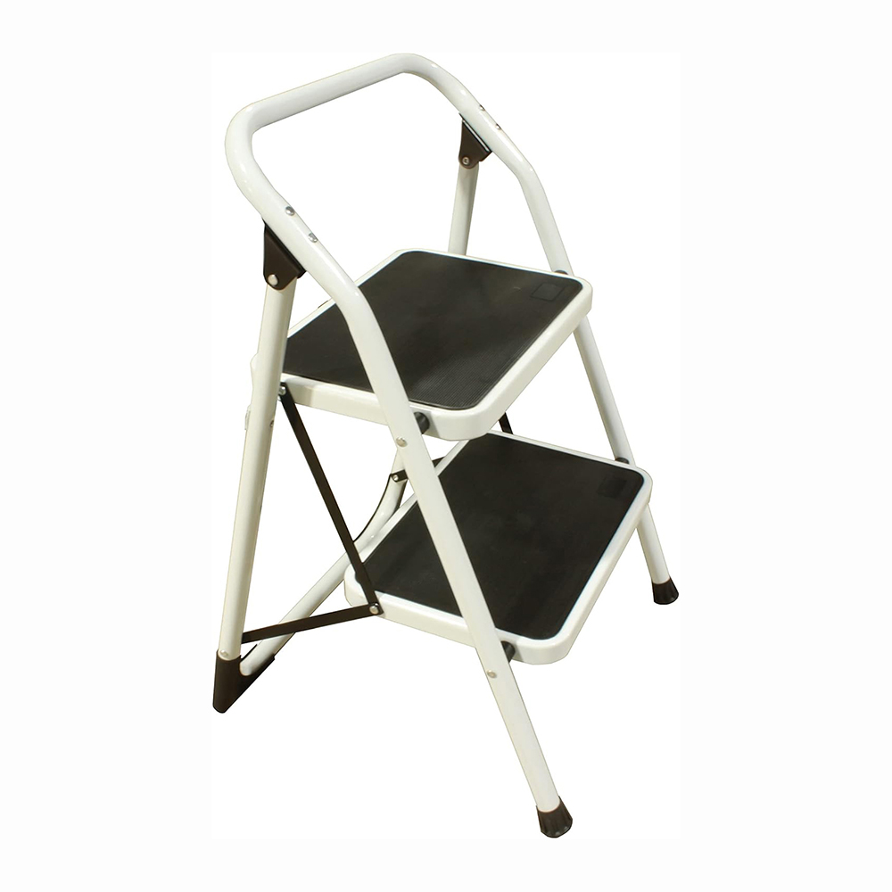 TABURETE 2P BAJO BLANCO